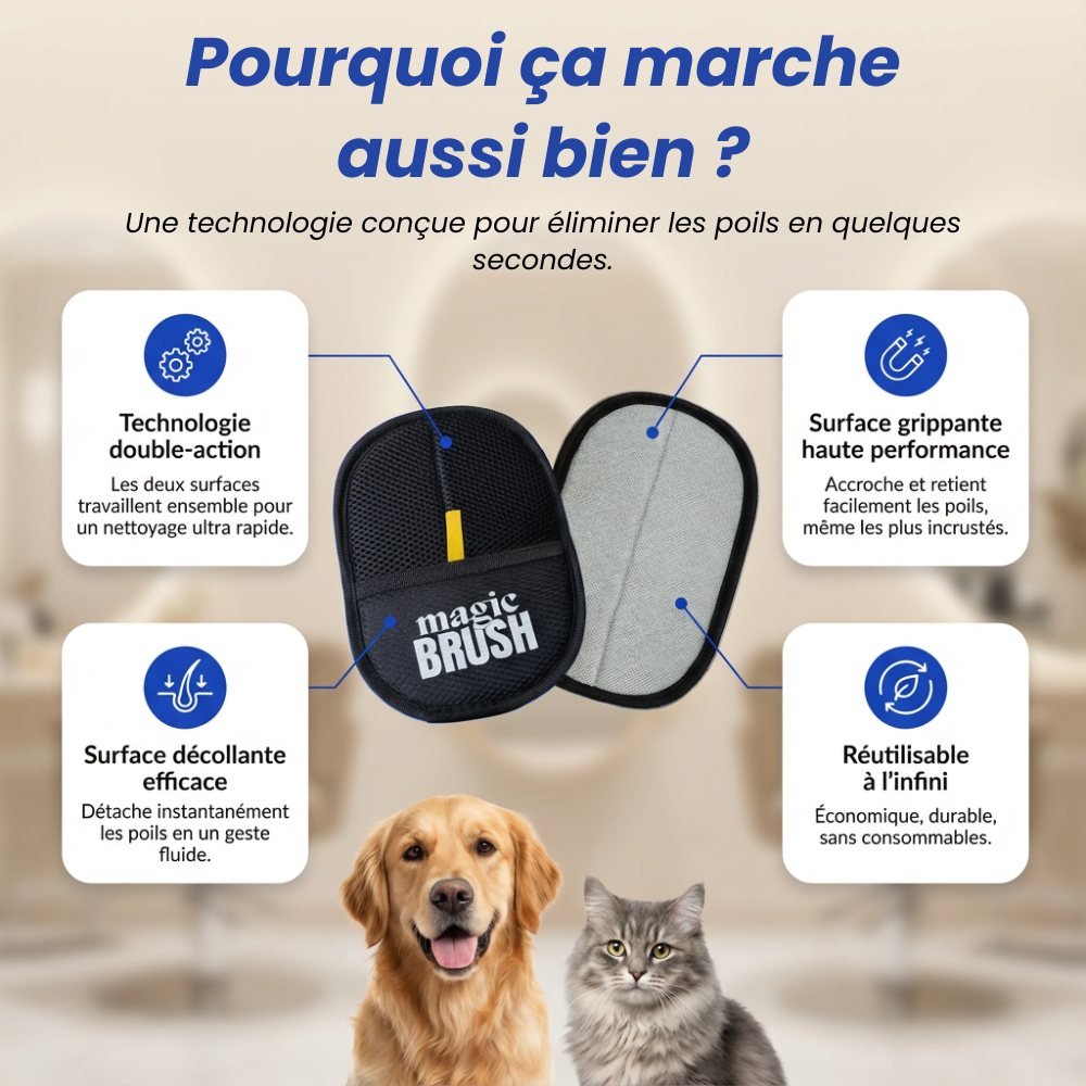Magic Brush™ – Gant Anti-Poils