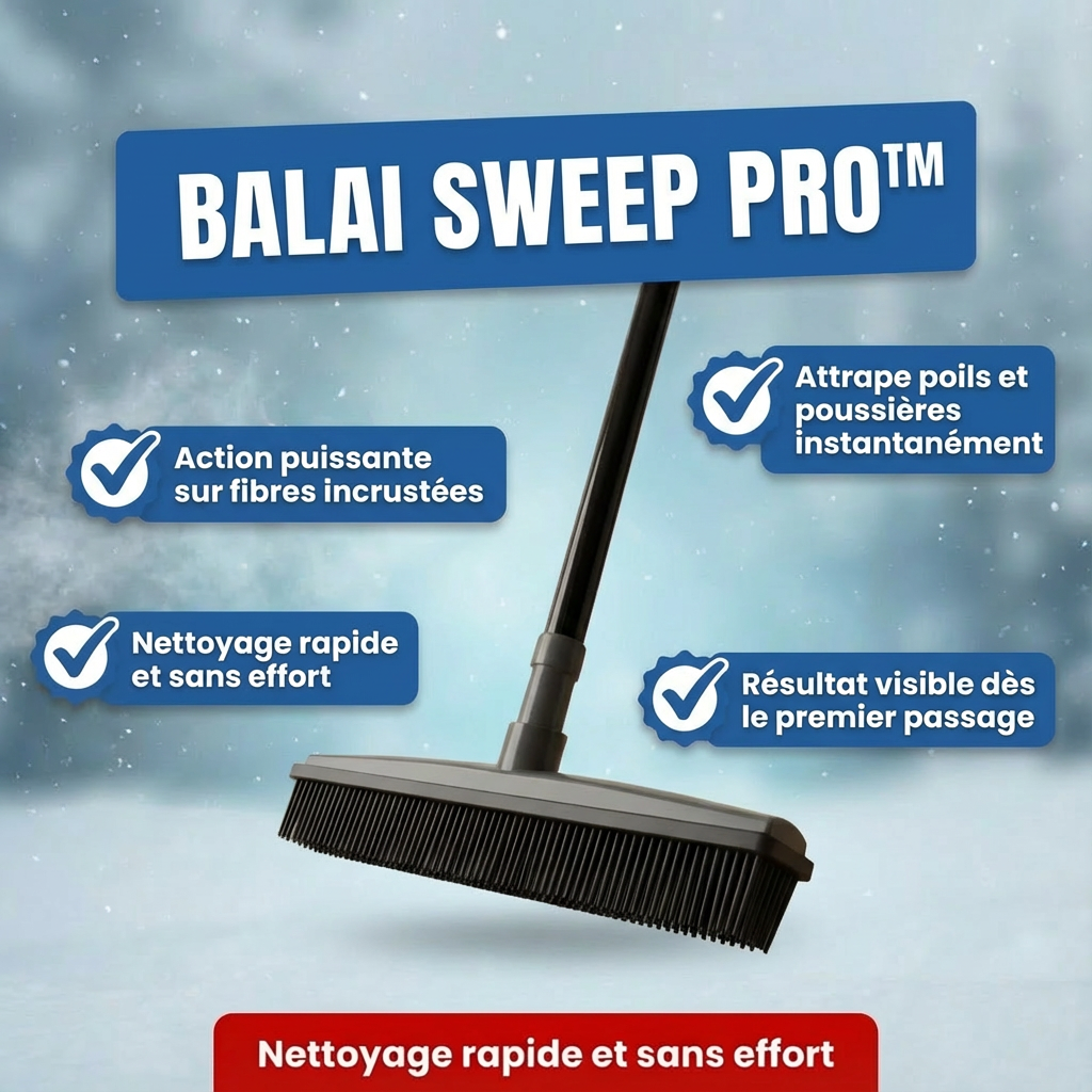 SweepPro™ – Balai Multi-Surfaces